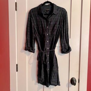 Banana Republic Plaid Shirtdress